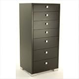Huppe 003845-0 Italia Seven Drawer Chest Finish: Walnut