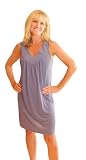 NEW WICKING COOL-JAMS GATHERED TANK NIGHTGOWN (S-XL)