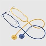 Disposable Stethoscope Case of 12 - A Disposable Medical Stethoscope is designed for single patient usage. Using Disposable stethoscopes controls infectious cross contamination. This stethoscope is lightweight with an ultra sensitive diaphragm. Colors Vary.