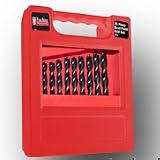 25 Piece Deluxe Brad Point Drill Bit Set