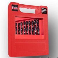 25 Piece Deluxe Brad Point Drill Bit Set by Peachtree Woodworking