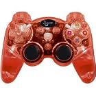 Click here to buy Playstation 3 Lava Glow Wireless Controller without Rumble - Red by DreamGear.