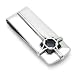 Dolan Bullock Sterling Silver Link Onyx Money Clip