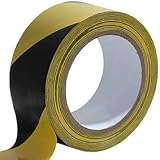 Everbuild Hazard Tape Black/Yellow 50Mmx33M