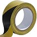 Kitchen & Housewares : Everbuild Hazard Tape Black/Yellow 50Mmx33M