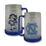 North Carolina Tar Heels Freezer Mugs - 16 oz. Liquid Crystal