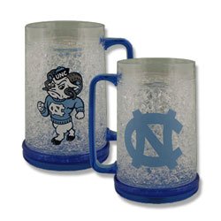 North Carolina Tar Heels Freezer Mugs - 16 oz. Liquid Crystal