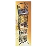 ATLANTIC 1332 Onyx 65-DVD Wire Storage Tower (Black)