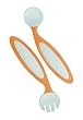 Boon Benders Adaptable Utensils, Orange/Blue