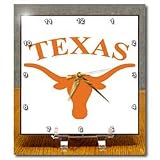 Texas Longhorn - 6x6 Desk Clock