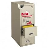FireKing 42125CPA - 4-Drawer Vertical File, 20-13/16w x 25d, UL 350 for Fire, Legal, Parchment-FIR42125CPA
