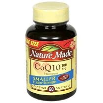 CoQ10-Nature Made Coenzyme Q10 100mg Formula, 60 Softgels