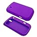 Purple Silicone Case / Skin / Cover for RIM BlackBerry Bold 9650 thumb