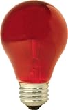 GE Lighting 16555 25-Watt Light Bulb, Red