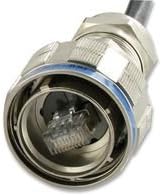 AMPHENOL SOCAPEX RJFTVX6MN SEALED ETHERNET CONN, RJ45, PLUG, 8POS