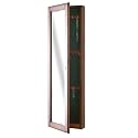 SEI Wall-Mount Jewelry Mirror - Warm Brn Wal