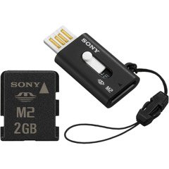 Sony MSA2GU2 2GB M2 Memory Stick Micro (Black)