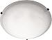 Maxim 2681MROI Malaga 3-Light Flush Mount, Oil Rubbed Bronze Finish, Marble Glass, MB Incandescent Incandescent Bulb , W Max., N/A Safety Rating, Glass Shade Material, Rated Lumens
