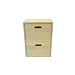 Cedar Delite HLFND430X590-LC Hemlock Two Drawer Chest Nightstand,