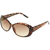 J.LO by Jennifer Lopez Rosita Rhinestone Sunglasses [66368449], Tortoise