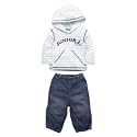 Junior J by Jasper Conran Pale blue striped top and jeans set