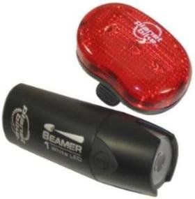 Planet Bike Beamer Headlight & Tail Light Set, Combo