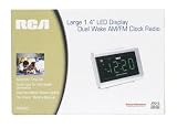 AUDIOVOX / Rca Am/Fm Clock Radio, 1.4In Green Large Led Display, Line-In, Auto Brightness C / AUD-RP5420