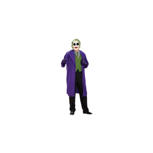 Handgemachter Joker Gothic Cosplay Langer Mantel | Herren Wollmantel Joker | Heath Ledger Langer Trenchcoat | Dark Vintage Knight Joker Lila Mantel