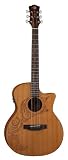 Luna Guitars Oracle Tattoo 6-String Acoustic-Electric Guitar