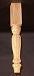 15" Country French Wood Furniture Leg [CAPITOL CITY LUMBER]