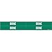Brady 7036-4, 93097 Self-Sticking Vinyl Pipe Marker, (Pack of 50 Cards)