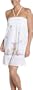 Roxy Juniors' Malaysia Halter Tube Dress,White,X-Small