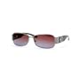 CHRISTIAN DIOR FLAVOUR 5S, 5/S QCAL6 DARK RUTHENIUM CHOCOLATE METAL BROWN BLUE GRADIENT LENS SUNGLASSES SHADES