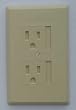 Sliding Door 3-Prg Child Safety Outlet Cover IVORY Sliding Door 3-Prg Child Safety Outlet Cover IVORY