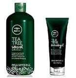 Paul Mitchell Tea Tree Shampoo 16.9 Oz With Free Tea Tree Firm Hold Gel