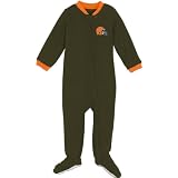 Reebok Cleveland Browns Infant Long Sleeve Blanket Sleeper Infant 24 Months