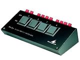 Selector switch for 4 pairs of speakers