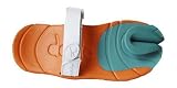 Terra Plana ladies Dopie sandals - orange/light blue