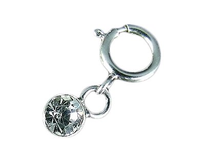 Nagel - Piercing Silber mit Stein klar - NP017B Preisvergleich