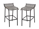 Living Accents Courtyard Creative Grill Gazebo Stools 19.2" X 15.3" X 29.9" (Pack of 2)
