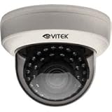 Vitek CCTV VTD-AR2812/IW Alpha Series 620tvl Indoor 2.8-12mm A/I Vari Dome with WDR and 35 IR LEDs, OSD and DSS Technology -12VDC/24VAC - White/Ivory