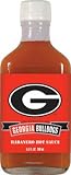 Georgia Bulldogs Hot Sauce 6.6oz Habenero Flask