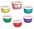 Mary's Softdough - Solid Color Set - Natural Alternative To Play Dough - Set of 6, 4 oz tubs