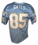 Antonio Gates Autographed San Diego Chargers Powder Blue Throwback Jersey