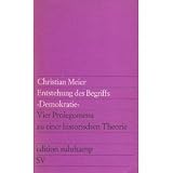Entstehung des Begriffs Demokratie - Christian Meier