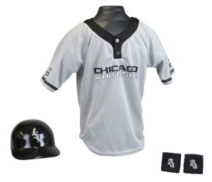 Chicago White Sox Baseball Helmet and Jersey Set