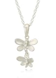 Sterling Silver Dragonfly Diamond Pendant Necklace (0.02 cttw, I-J Color, I2-I3 Clarity), 18