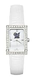 Milwaukee Brewers Ladies Allure Watch White Leather Strap