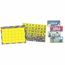 CDPCD3270 - Calendar Bulletin Board,12-Mthly Headers/33 Numbered Cvr-ups