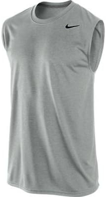 Nike Dri-Fit Legend Men's Sleeveless Shirt Tank Top Gray Size M